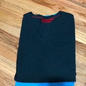 Hugo boss v neck t shirt Hugo red slim fit green